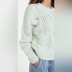 IRO BELAGA SWEATER SIZE MEDIUM MINT